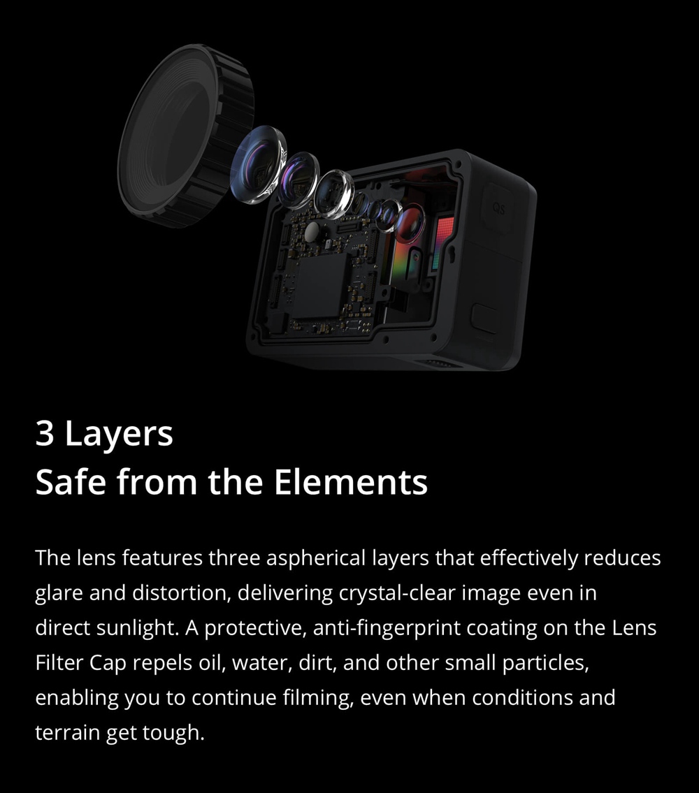 DJI OSMO Action UHD 4K 60FPS Dual Screens Waterproof Rocksteady FPV Action Camera Support HDR Video Slow Motion