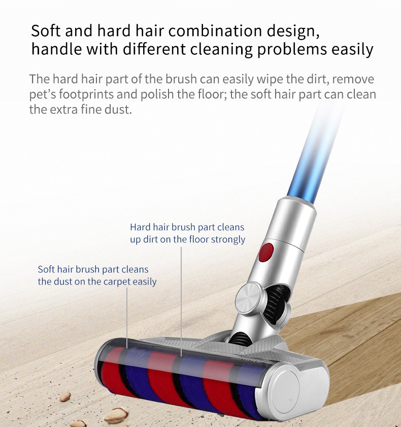 Xiaomi JIMMY JV83 Handheld Wireless Vacuum Cleaner 135AW Suction 60 Min Run Time Anti-winding Hair - Blue