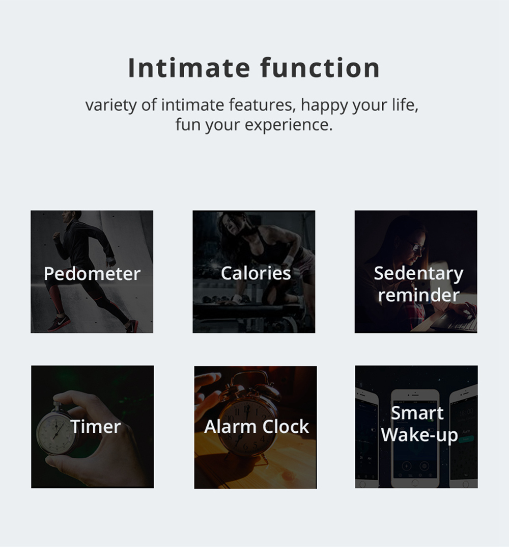 S28 Smart Watch 1.3 Inch IPS Screen Heart Rate Muti-Sports Monitor IP68 Fitness Tracker Smartband - Blue