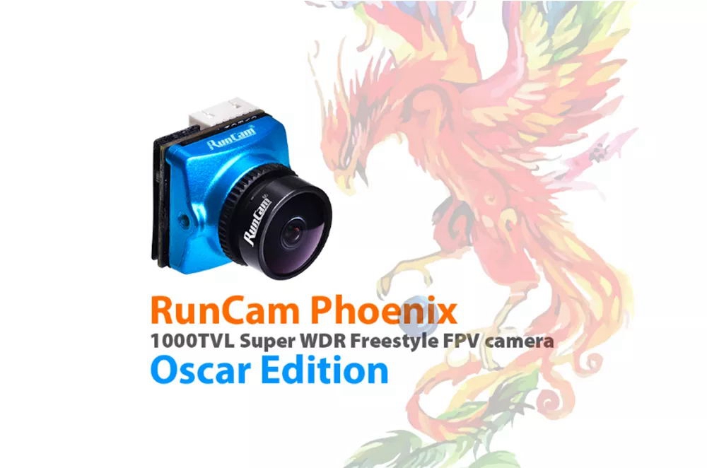 RunCam Phoenix Oscar Edition WDR OSD 1/3 Super 120dB MINI 1000TVL FC Racing Drone FPV Camera