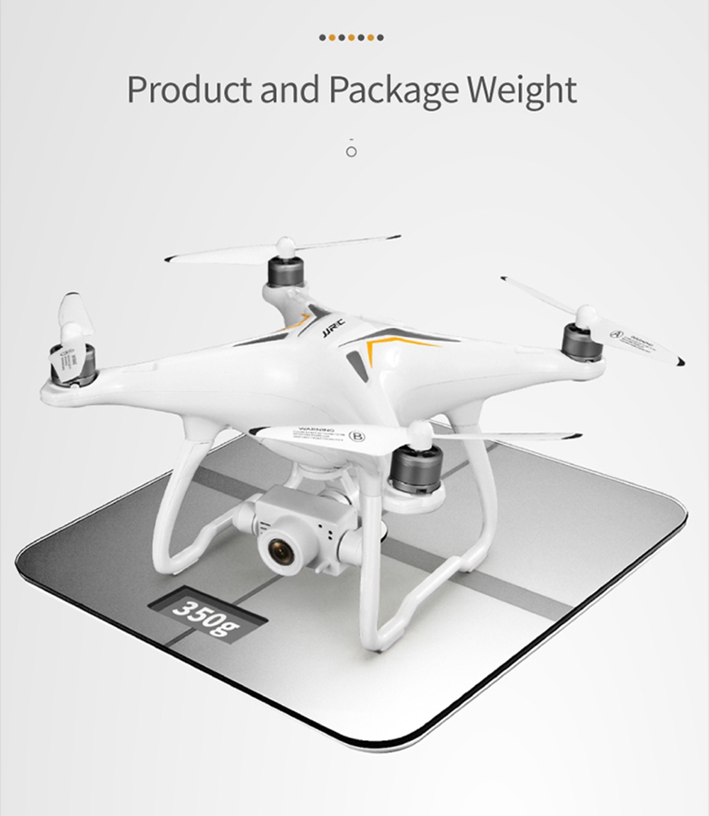 JJRC X6 Aircus 5G WIFI Dual GPS RC Drone With 1080P 2-Axis Self-stabilizing Gimbal Follow Me Mode RTF - Two Batteries