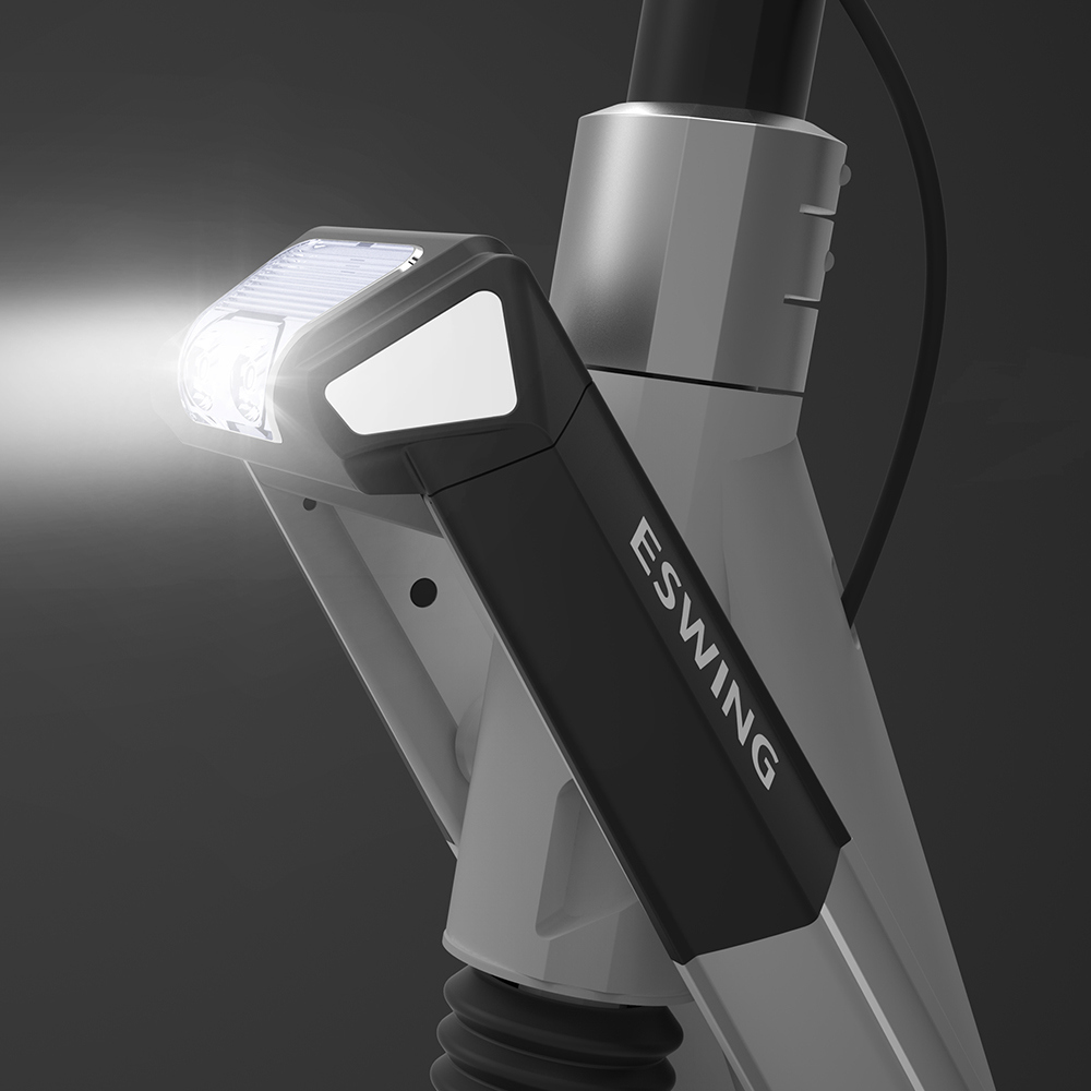 Eswing ESKICK Folding Electric Scooter 250W Motor 8 Inches Solid Rear Anti-Skid Tire - Blue