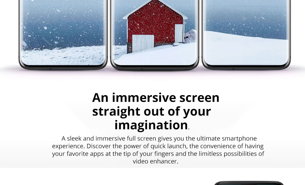 OnePlus 7 Pro Pop-up Camera 6.67 Inch 4G LTE Smartphone Snapdragon 855 8GB 256GB 48.0MP + 8.0MP + 16.0MP Triple Rear Cameras Android 9 In-display Fingerprint NFC Fast Charge Global ROM - Mirror Grey