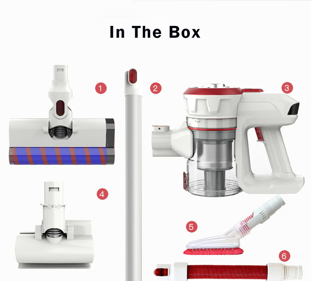 Dibea V008 Pro Cordless Stick Vacuum Cleaner White