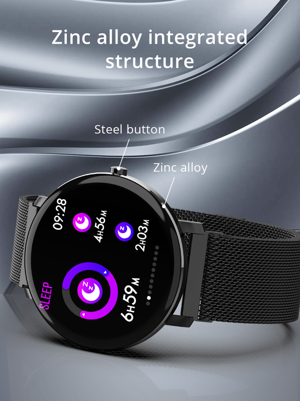 K9 Smart Watch Silver