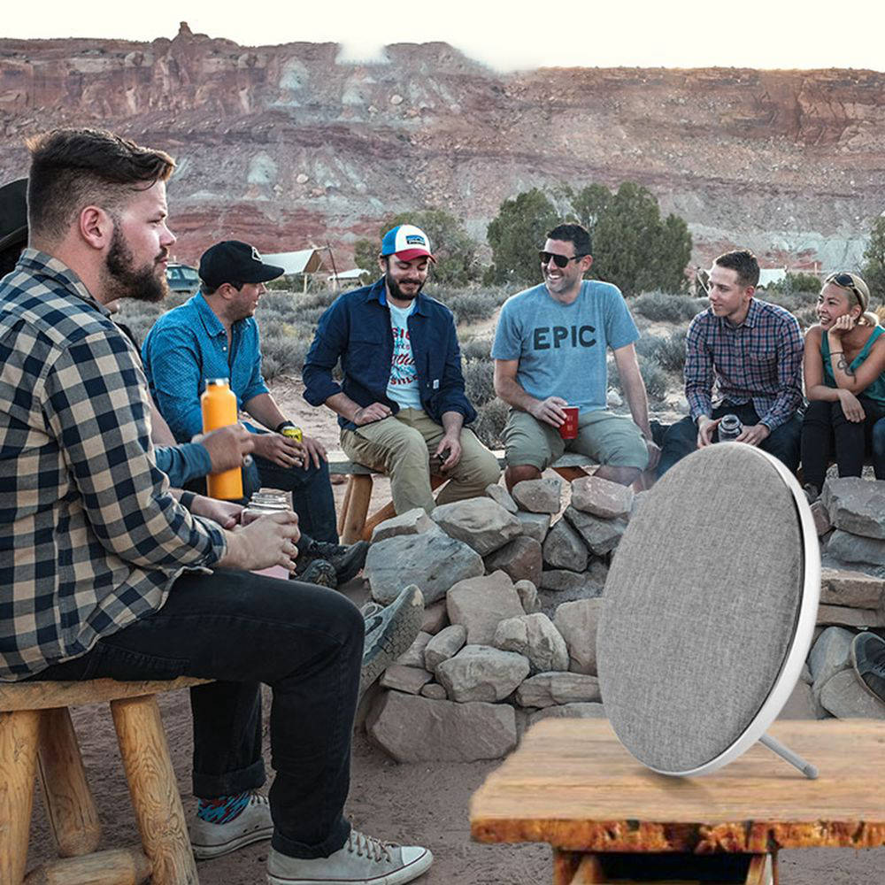 JONTER M16 Bluetooth V4.2 HD HiFi Sound and Bass Portable Speaker Touch smooth Artwork with 2000mAh- Rose Gold