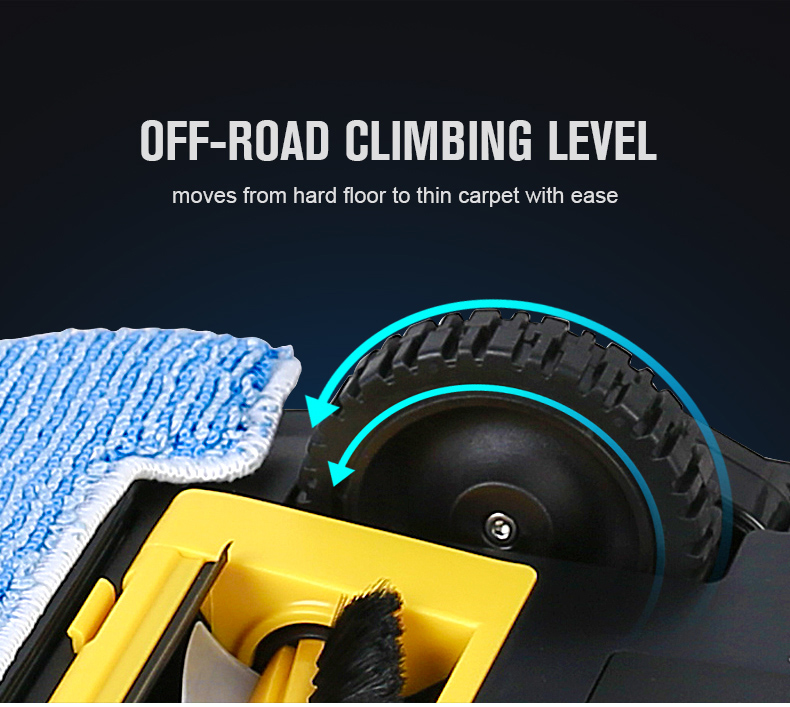 Dibea D960 Robot Vacuum Cleaner 1200 Pa Suction 4 Cleaning Modes Self-charging Remote Control - Black EU Plug