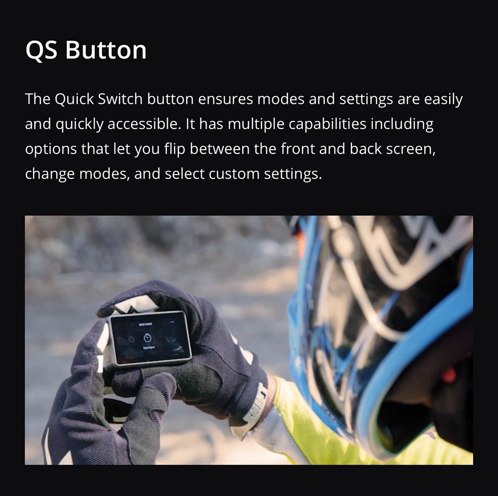 DJI OSMO Action UHD 4K 60FPS Dual Screens Waterproof Rocksteady FPV Action Camera Support HDR Video Slow Motion