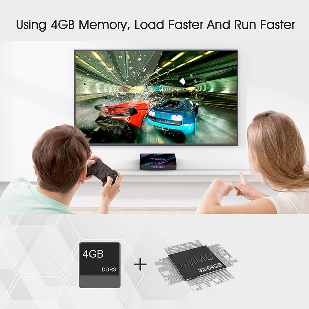 H96 MAX RK3318 Android 9.0 4GB/32GB 4K TV Box