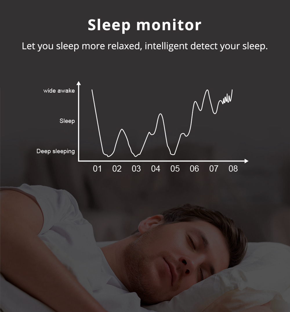 S28 Smart Watch 1.3 Inch IPS Screen Heart Rate Muti-Sports Monitor IP68 Fitness Tracker Smartband - Blue