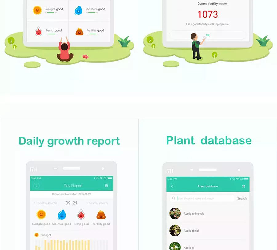 Xiaomi Flora Flower Monitor Light Green