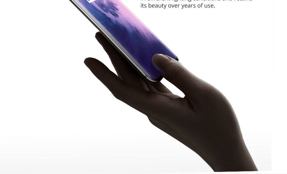 OnePlus 7 Pro Pop-up Camera 6.67 Inch 4G LTE Smartphone Snapdragon 855 8GB 256GB 48.0MP + 8.0MP + 16.0MP Triple Rear Cameras Android 9 In-display Fingerprint NFC Fast Charge Global ROM - Mirror Grey