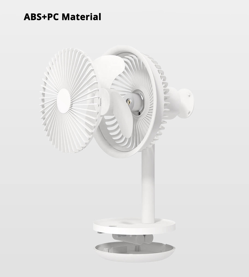 Xiaomi SOLOVE Desktop Fan Three Speeds 4000mAh Removable & Wireless Design Oscillating Fans - White