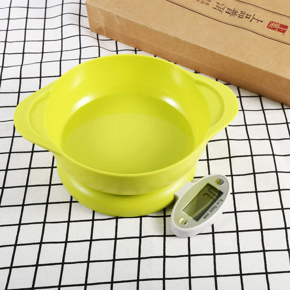 Electronic Household Kitchen Scale Green