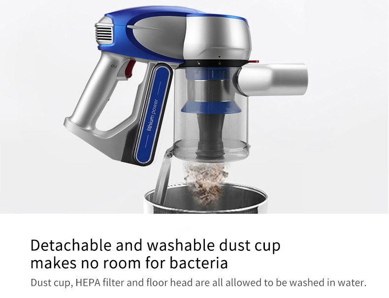 Xiaomi JIMMY JV83 Handheld Wireless Vacuum Cleaner 135AW Suction 60 Min Run Time Anti-winding Hair - Blue