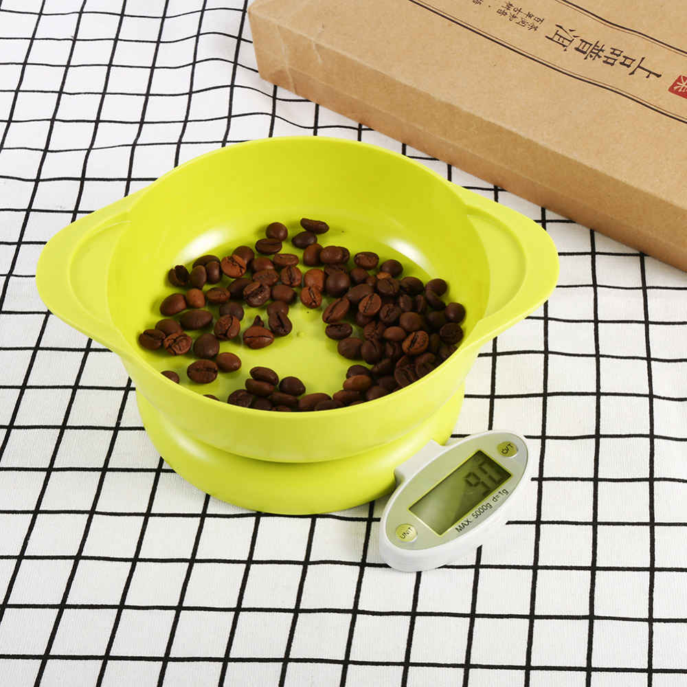 Electronic Household Kitchen Scale Green