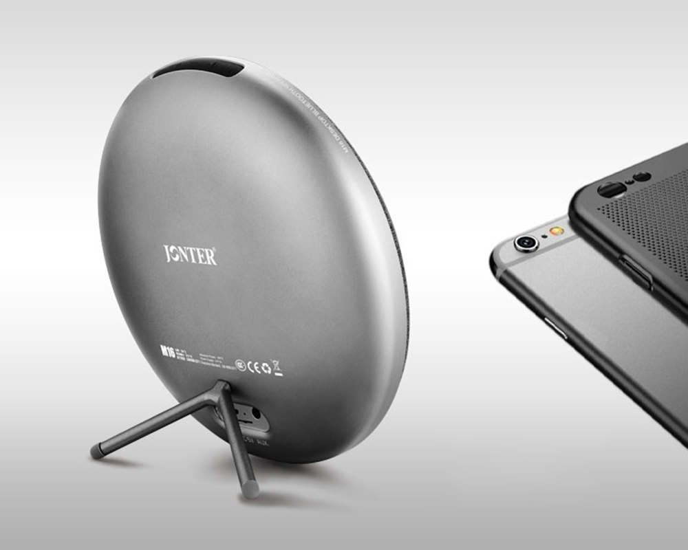 JONTER M16 Bluetooth V4.2 HD HiFi Sound and Bass Portable Speaker Touch smooth Artwork with 2000mAh- Rose Gold