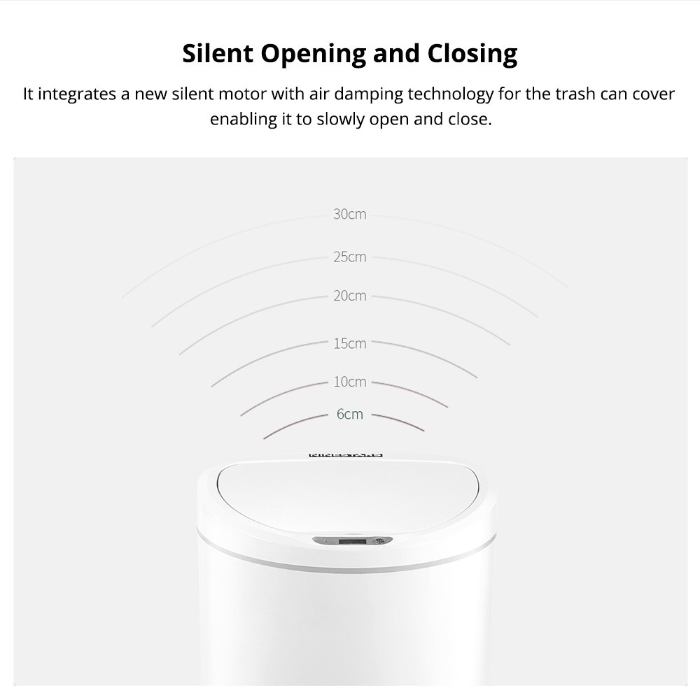 Xiaomi NINESTARS Smart Trash Can White