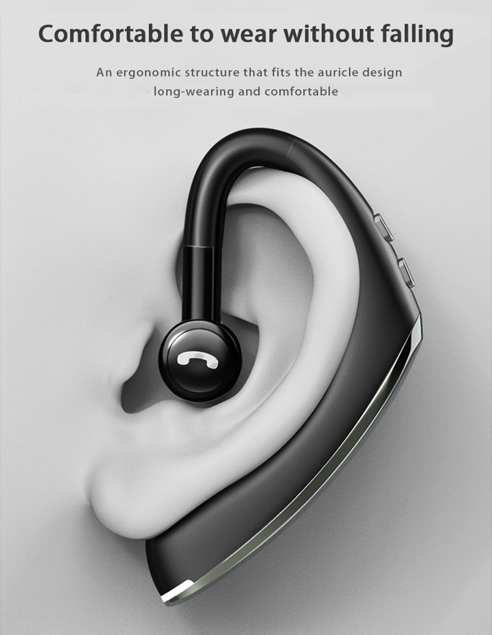 Yincine F900 Bluetooth 5.0 inEar Earbuds Black