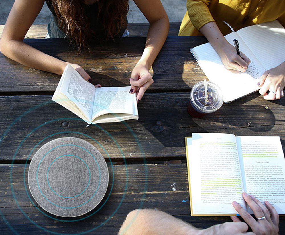 JONTER M16 Bluetooth V4.2 HD HiFi Sound and Bass Portable Speaker Touch smooth Artwork with 2000mAh- Rose Gold