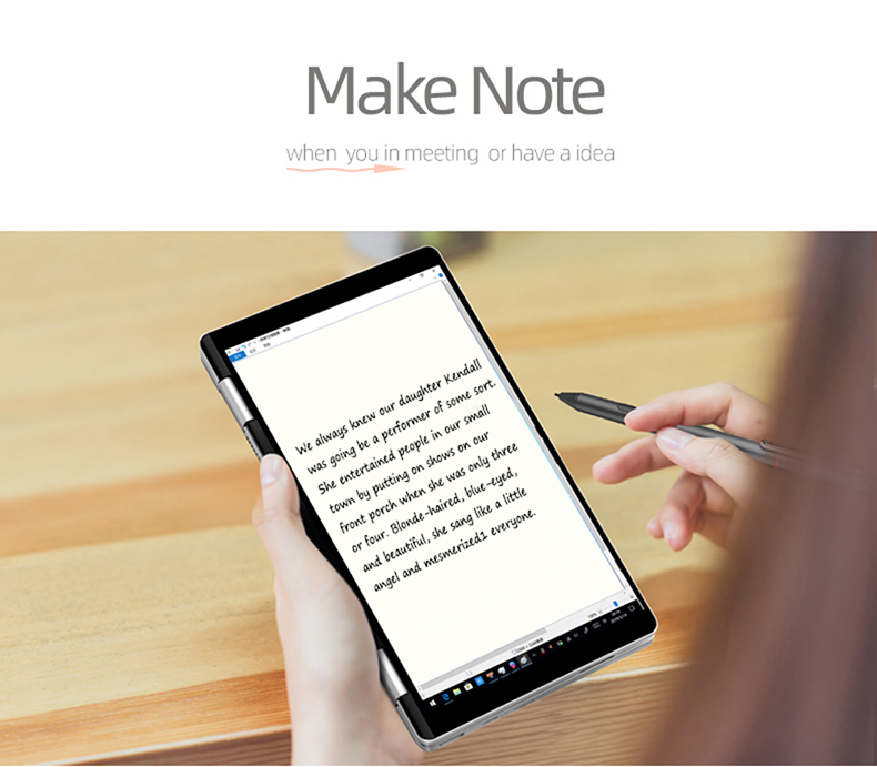 One Netbook One Mix 3 Yoga Pocket Laptop Intel Core M3-8100Y Dual-Core 8.4" IPS Screen 2500*1600 Touch ID Windows 10 8GB DDR3 256GB PCI-E SSD - Silver