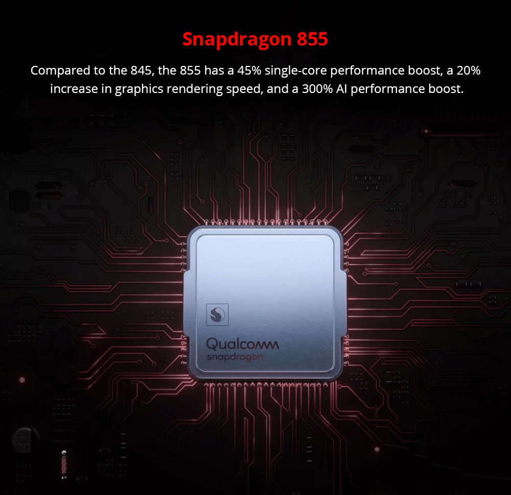 Oneplus 7 6.41 Inch 4G LTE Smartphone Snapdragon 855 8GB 256GB 48.0MP + 5.0MP Dual Rear Cameras Android 9 In-display Fingerprint NFC Fast Charge Global ROM - Red