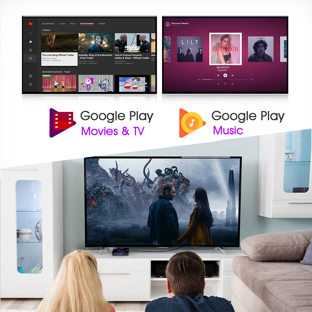 H96 MAX RK3318 Android 9.0 4GB/32GB 4K TV Box