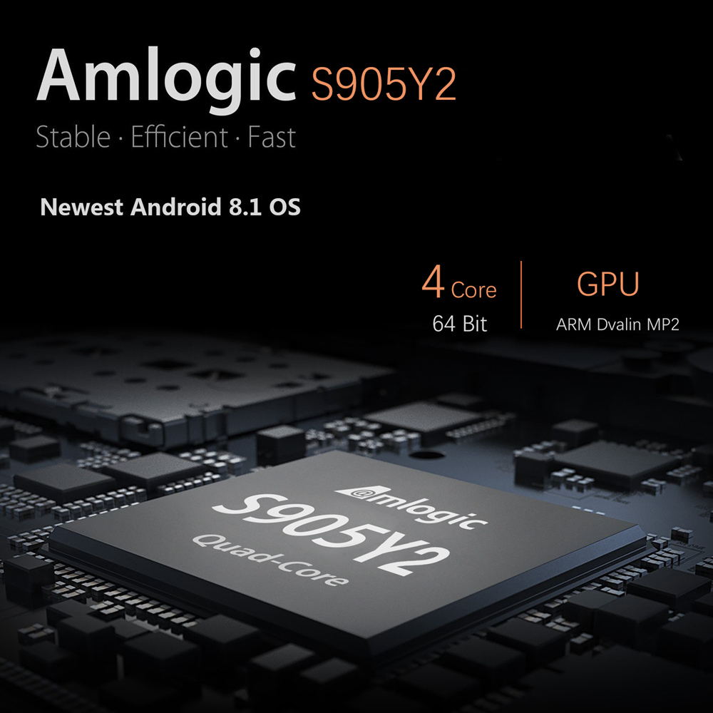 A95X PLUS Amlogic S905Y2 Android 8.1&nbsp;KODI 18.0 4GB/32GB 4K TV Box Dual Band WiFi Bluetooth HDMI USB3.0
