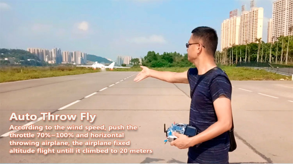 LDARC Tiny Wing 450X 2S 431mm Wingspan EPP FPV Racing Flywing RC Airplane PNP