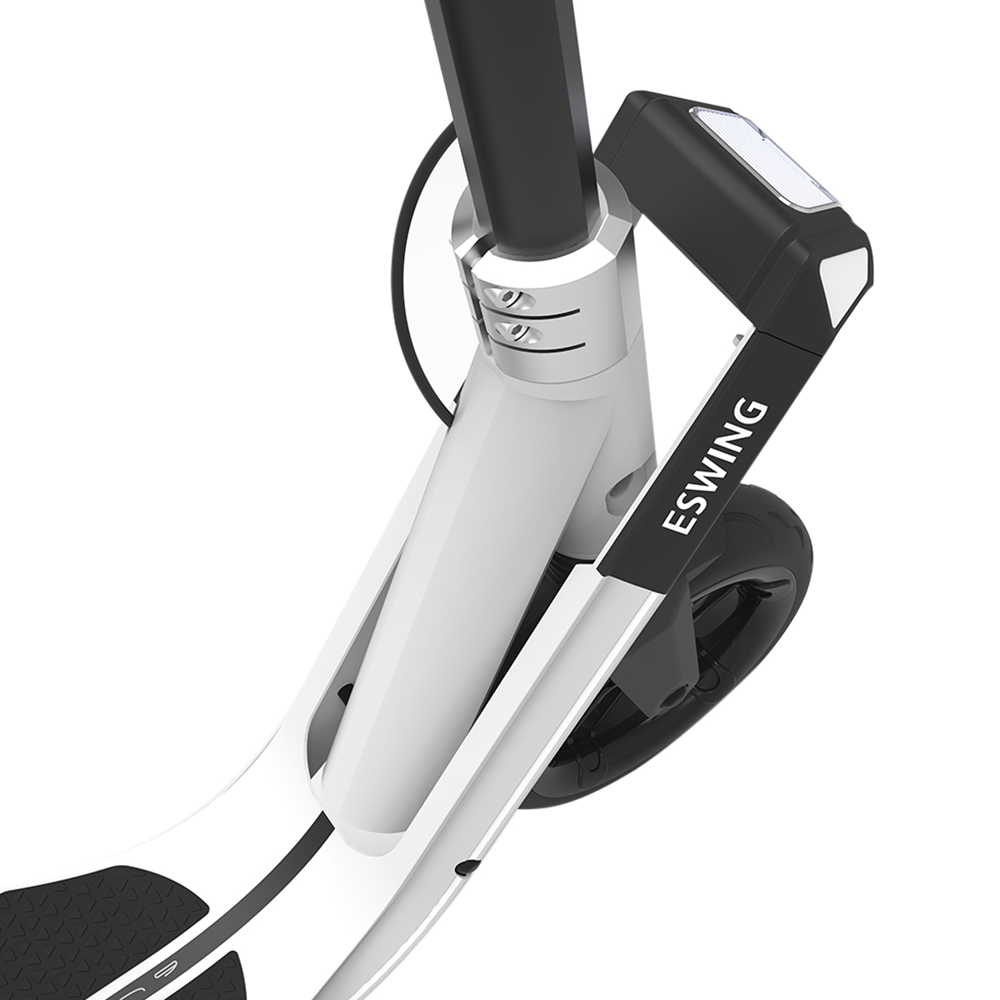 Eswing ESKICK Folding Electric Scooter 250W Motor 8 Inches Solid Rear Anti-Skid Tire - Silvery