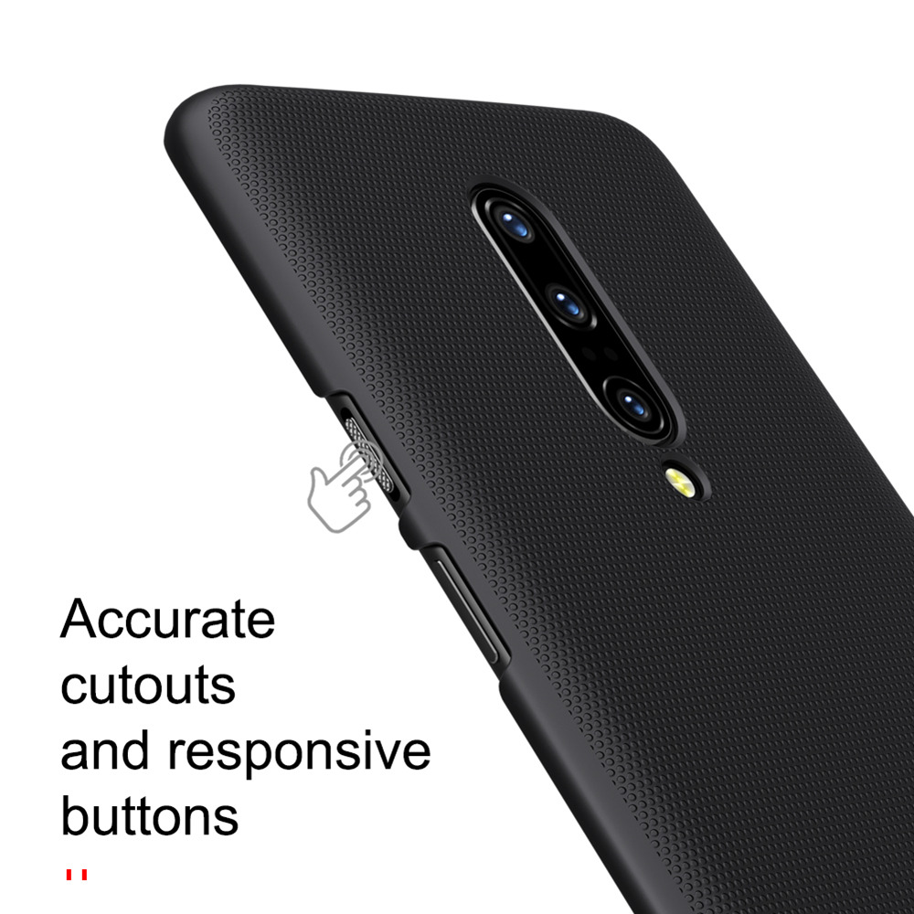 NILLKIN Hard Phone Case For Oneplus 7 Pro Protective Back Cover - Black