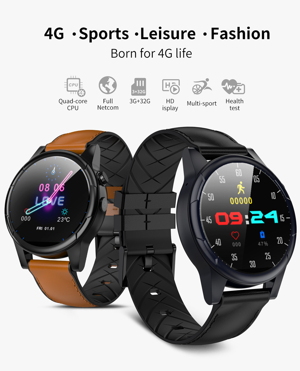 makibes m3 4g smartwatch