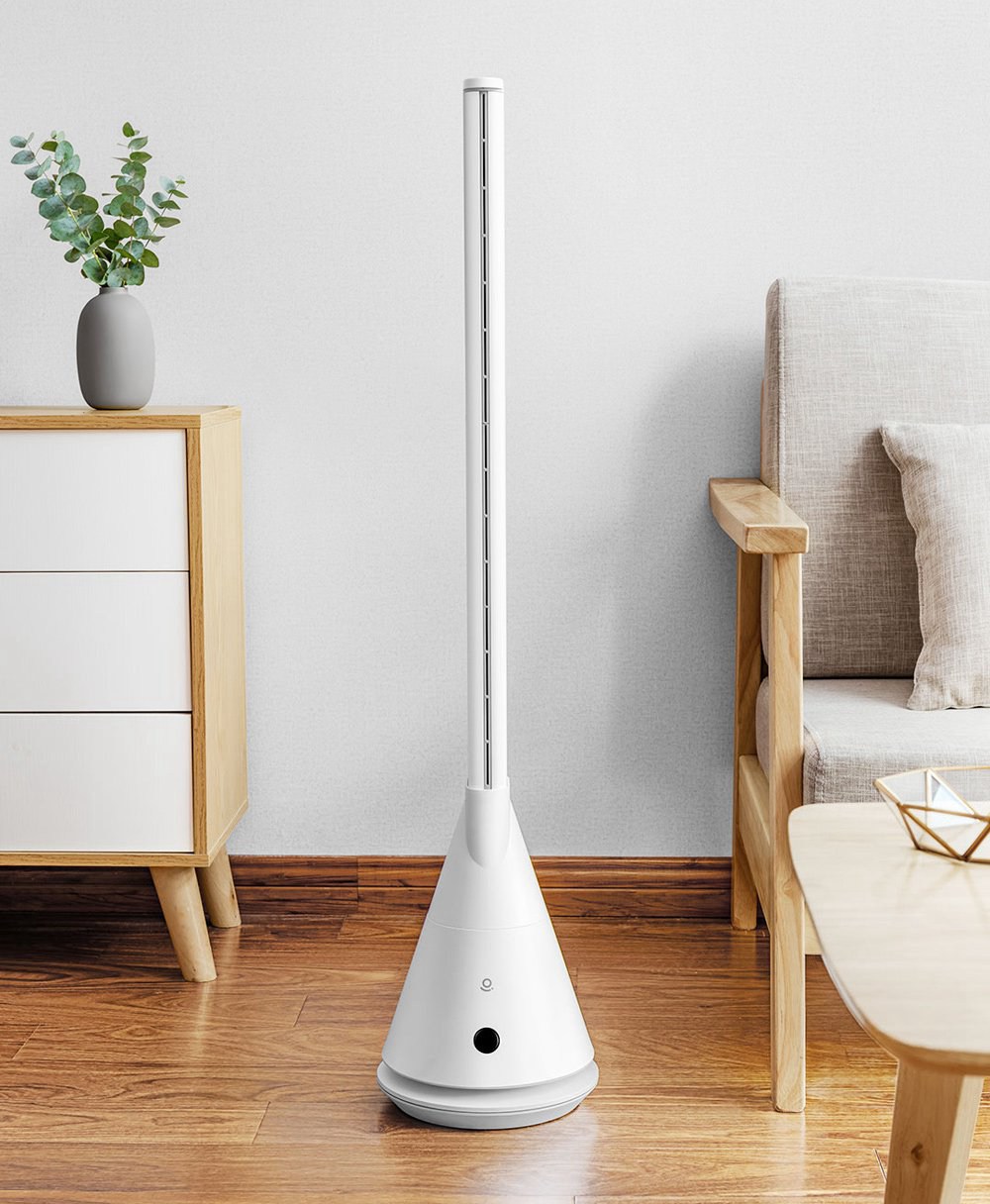 Xiaomi Lexiu SS4 Leafless Floor Fan APP Remote Control 11 Speeds 90-degree Oscillation - White