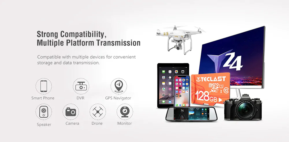 Teclast 32GB Micro SD / TF Card High Speed Waterproof UHS - 1 U1 - Light Salmon