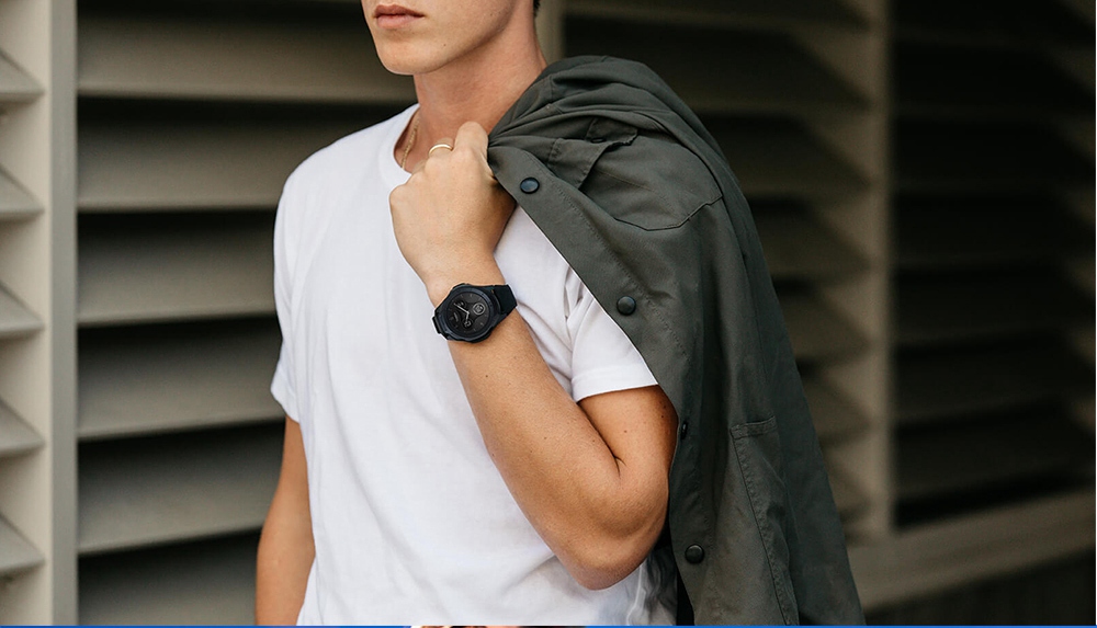 Ticwatch S2 Sports Smartwatch Wear OS by Google 1.39" AMOLED Display 5ATM Water Resistant MIL-STD-810G Built-in GPS 24/7 Hours Heart Rate Monitor - Black