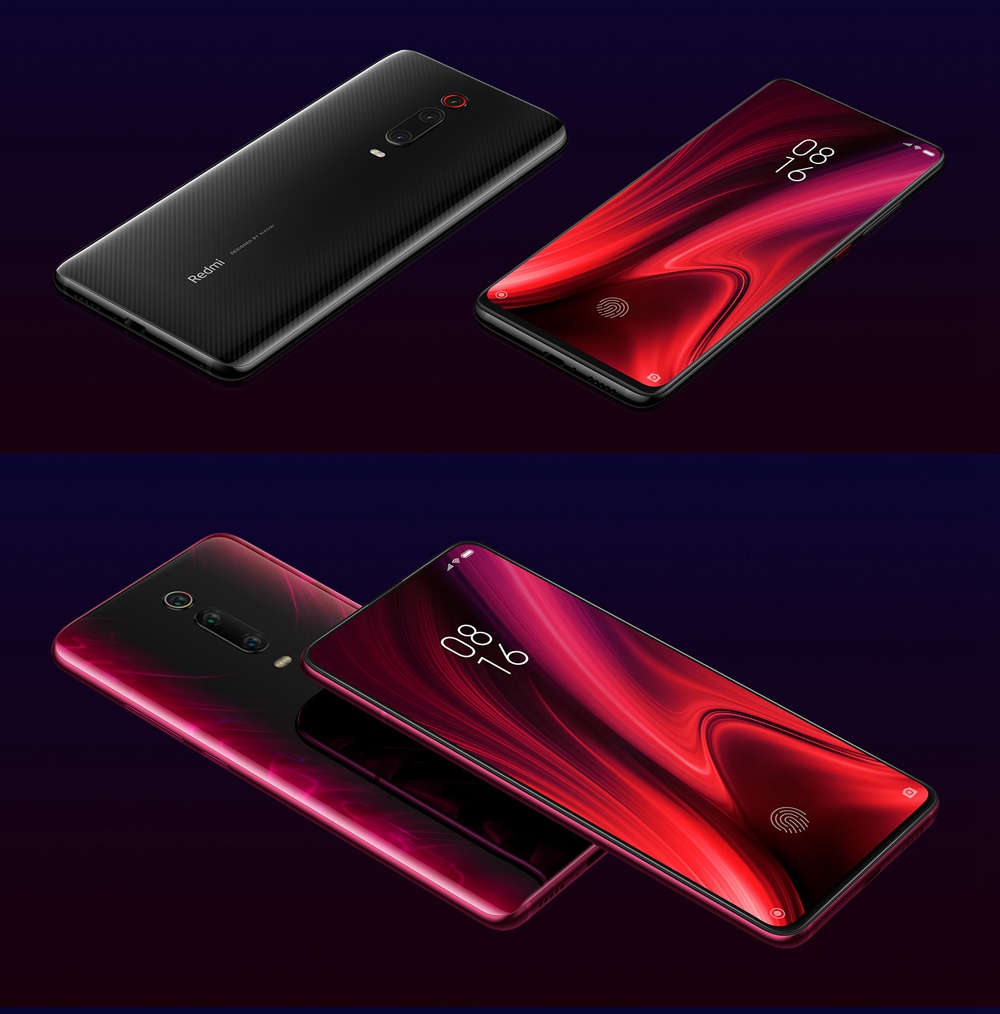 Xiaomi Redmi K20 6.39 Inch 4G LTE Smartphone Snapdragon 730 6GB 64GB 48.0MP+8.0MP+13.0MP Triple Rear Cameras MIUI 10 In-display Fingerprint Fast Charge NFC - Blue