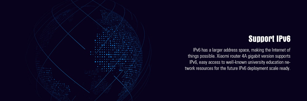 Xiaomi Mi 4A Wireless Dual Band Router Gigabit Version 2.4GHz + 5GHz WiFi High Gain 4 Antenna - White