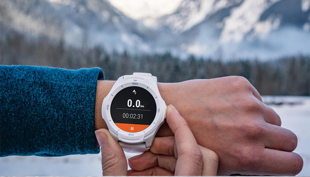 Ticwatch S2 Sports Smartwatch Wear OS by Google 1.39" AMOLED Display 5ATM Water Resistant MIL-STD-810G Built-in GPS 24/7 Hours Heart Rate Monitor - Black