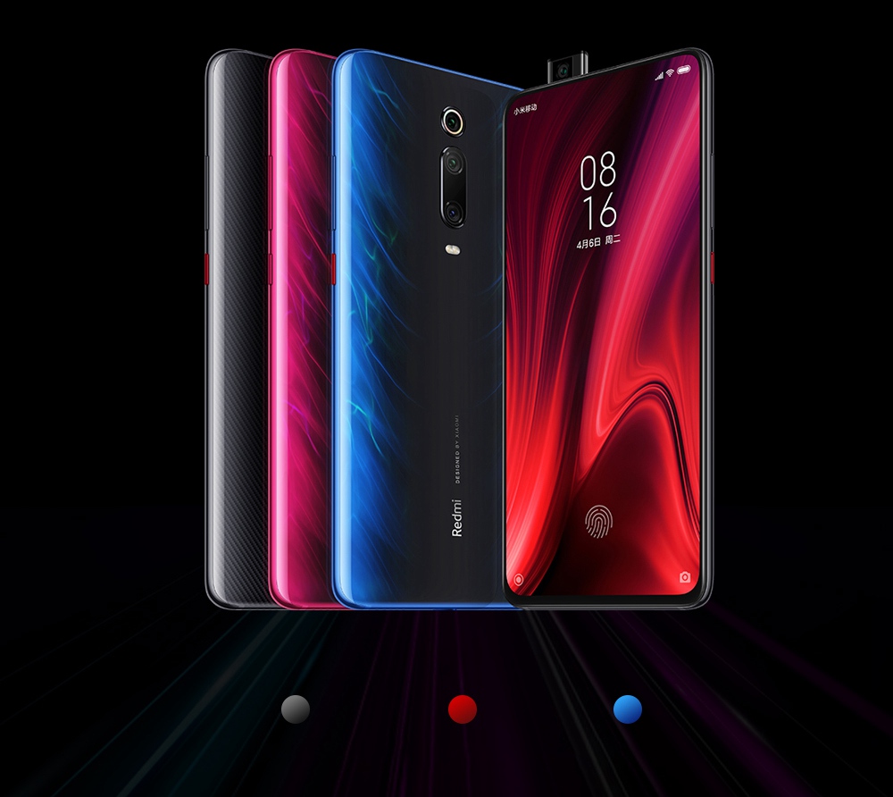 Xiaomi Redmi K20 6.39 Inch 4G LTE Smartphone Snapdragon 730 6GB 64GB 48.0MP+8.0MP+13.0MP Triple Rear Cameras MIUI 10 In-display Fingerprint Fast Charge NFC - Blue
