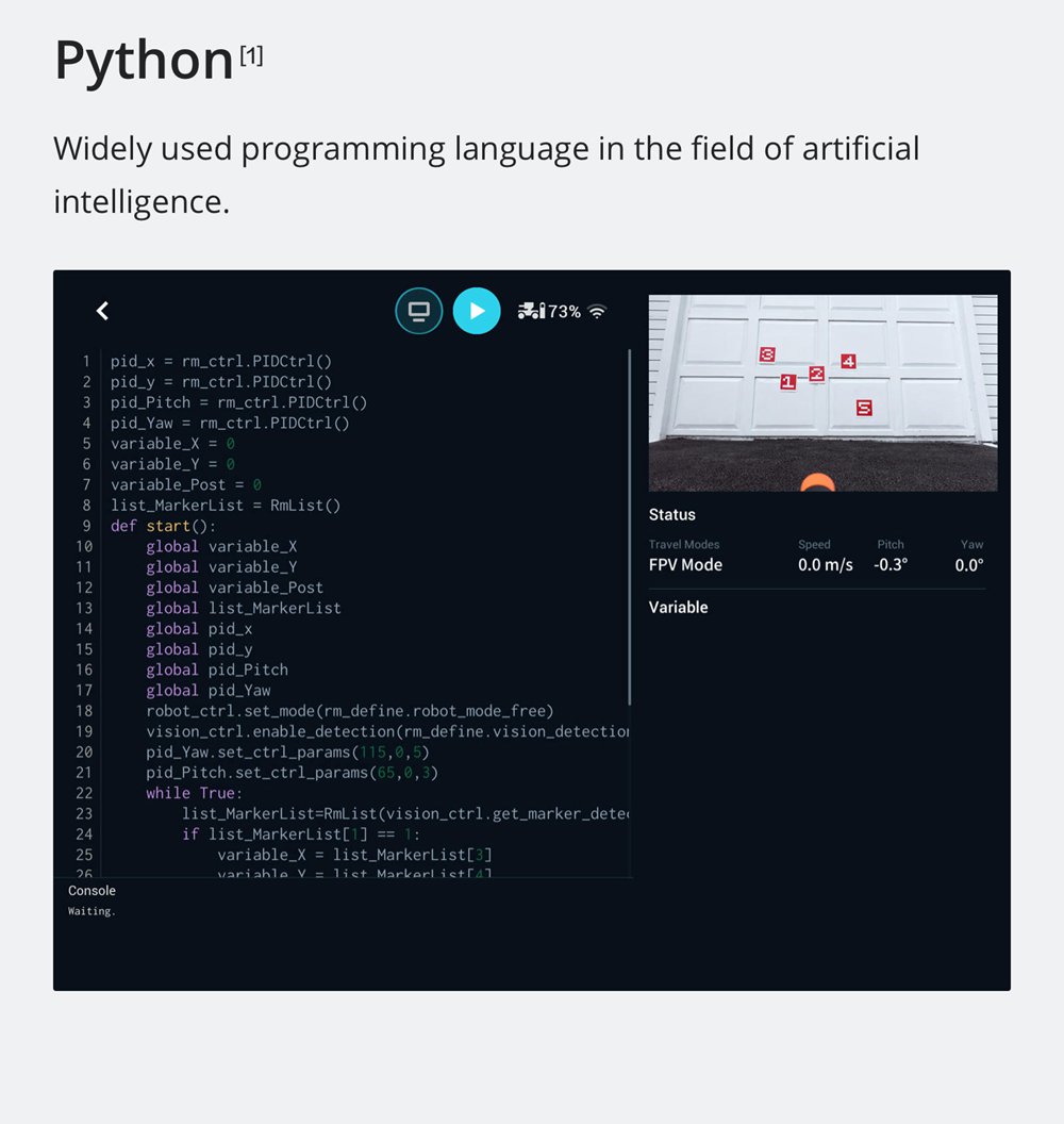 robomaster s1 python