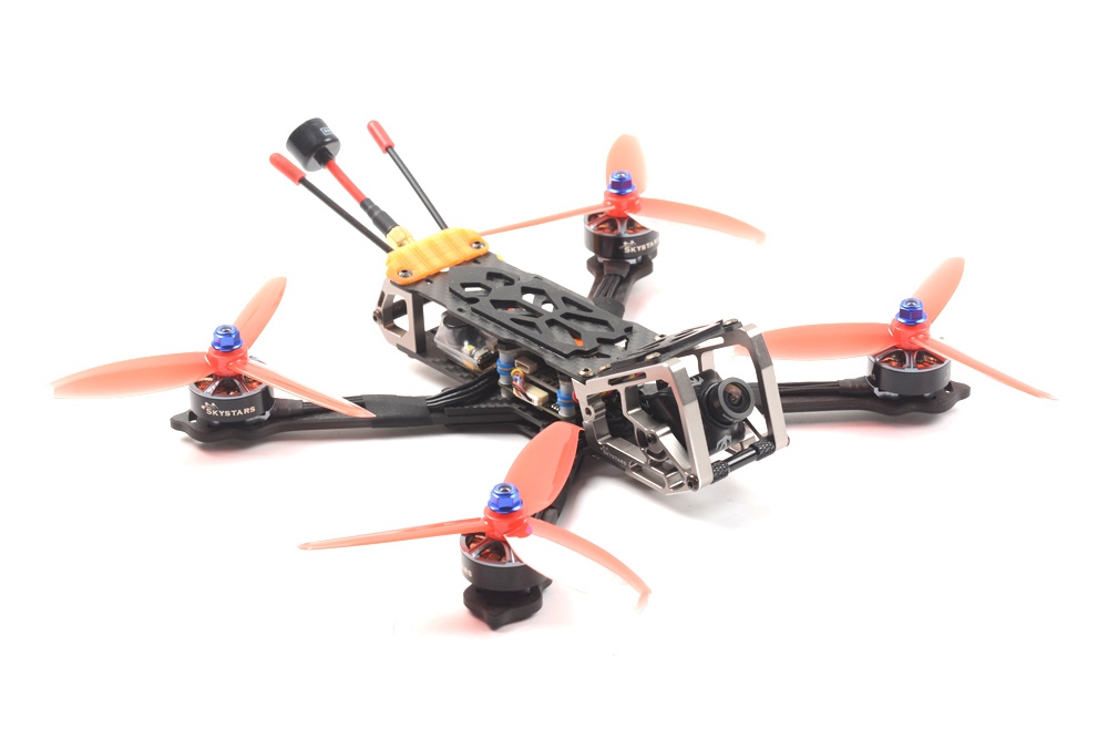 Skystars G520S 4-6S FPV Racing RC Drone w/F4 8K OSD Blheli_32 40A 600mW VTX Runcam Micro SWIF 2 BNF - Frsky XM+ Receiver
