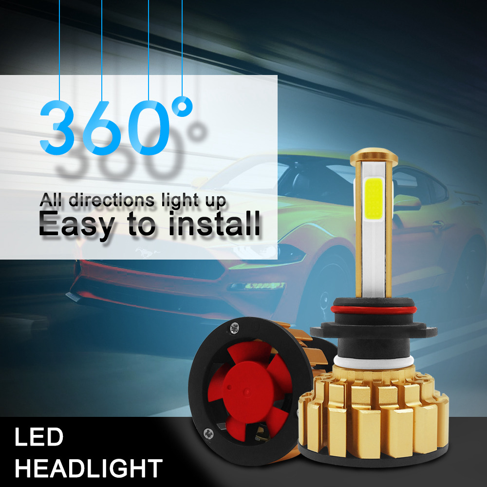 G7-HB3/9005/H10 Car LED Headlight Bulb 80W 6000K 8000 Lumens Extremely Bright Chips Conversion Kit