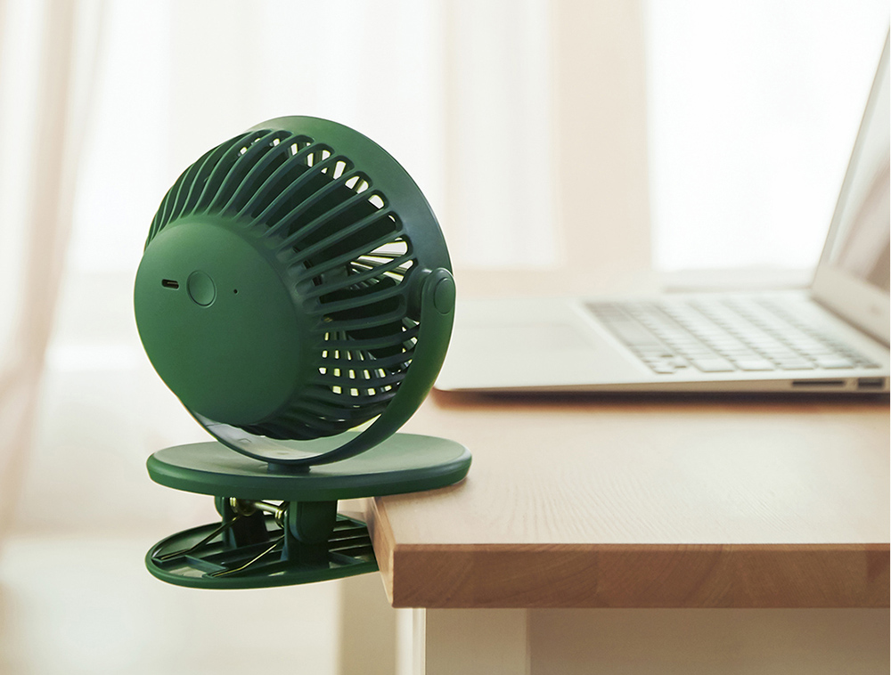 Xiaomi SOLOVE F3 Mini Clip Fan 360 Degrees Rotation Three Speeds Setting USB Charging - Pink