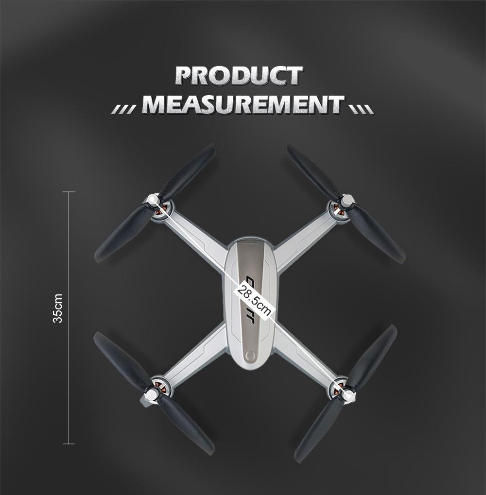 JJRC JJPRO X5 EPIK 5G WIFI 2K FHD FPV One-Axis Gimble with GPS Follow Me Mode RC Quadcopter RTF - Three Battery