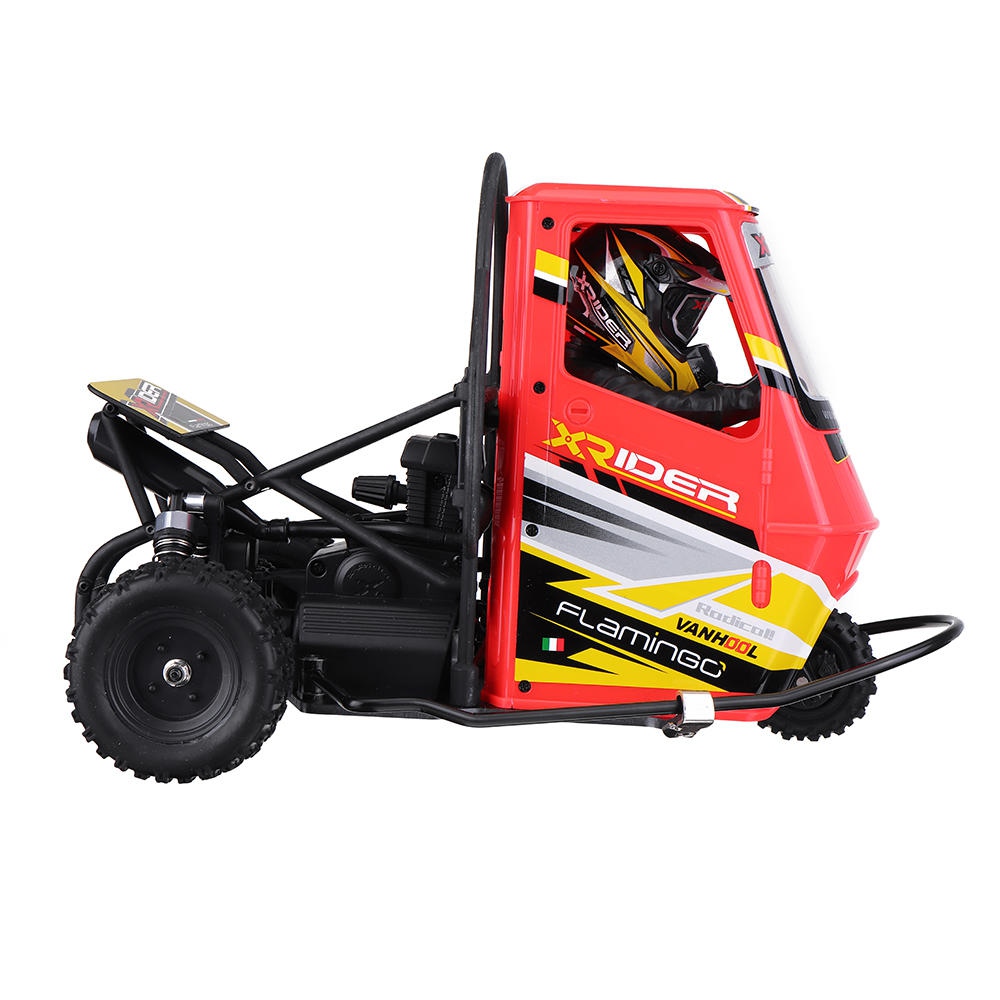 X-Rider Flamingo 1/8 2.4G 2WD Remote Control Electric Tricycle RC Car Model RTR - Red