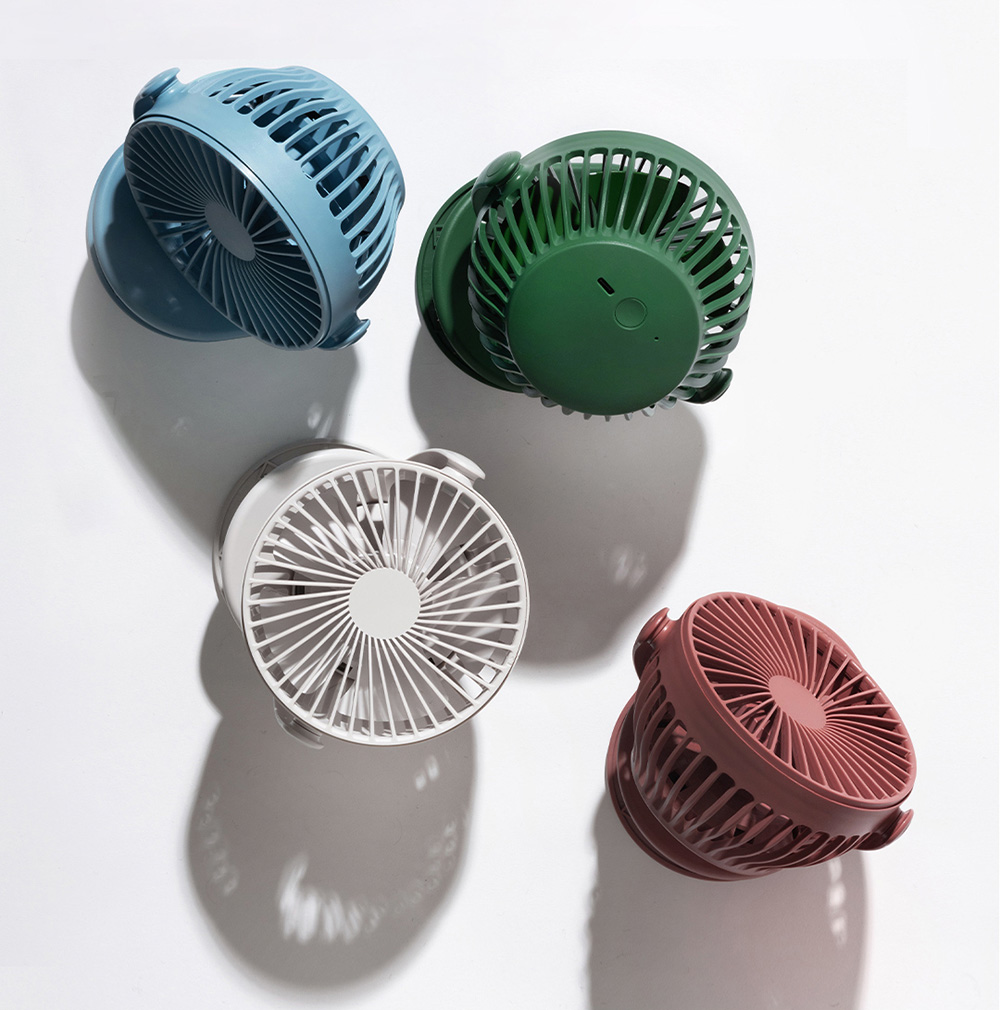 Xiaomi SOLOVE F3 Mini Clip Fan 360 Degrees Rotation Three Speeds Setting USB Charging - White