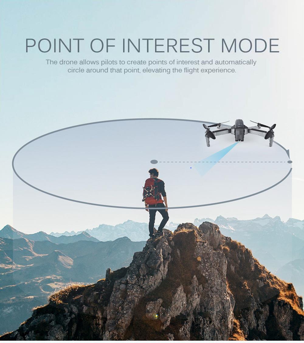 SJRC F11 1080P GPS 5G WiFi FPV Foldable Brushless RC Drone 25min Flight Time RTF - White