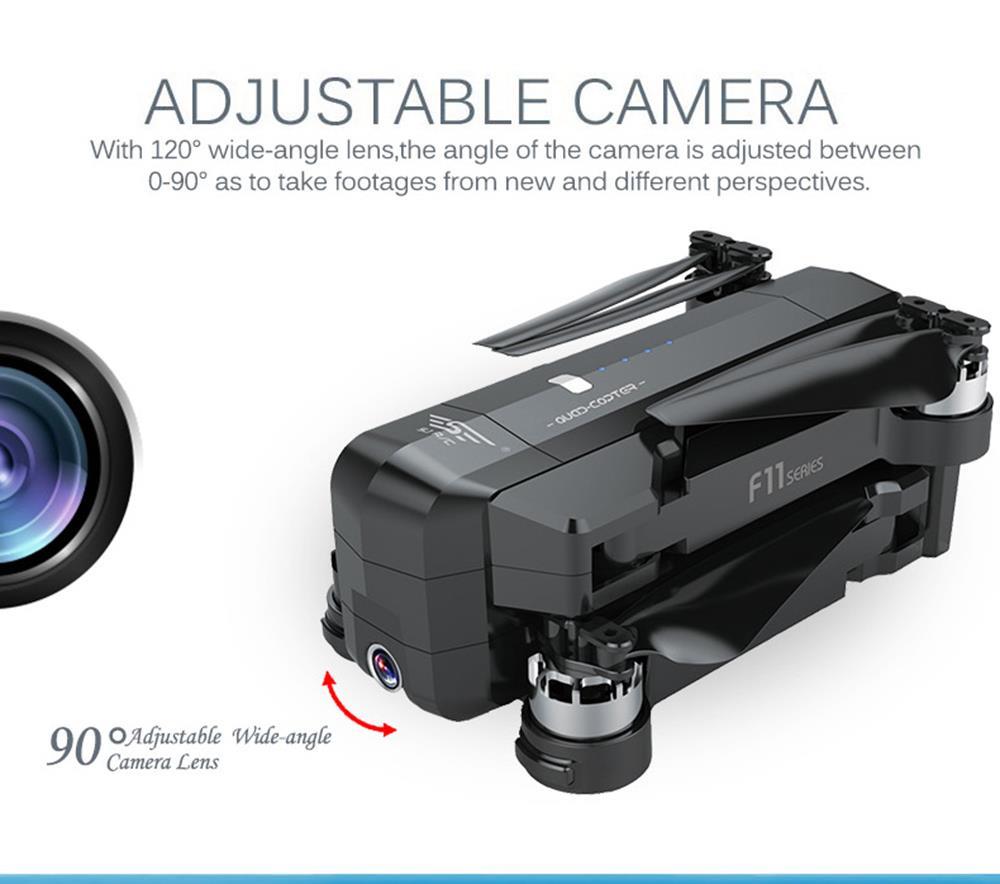 SJRC F11 1080P GPS 5G WiFi FPV Foldable Brushless RC Drone 25min Flight Time RTF - White