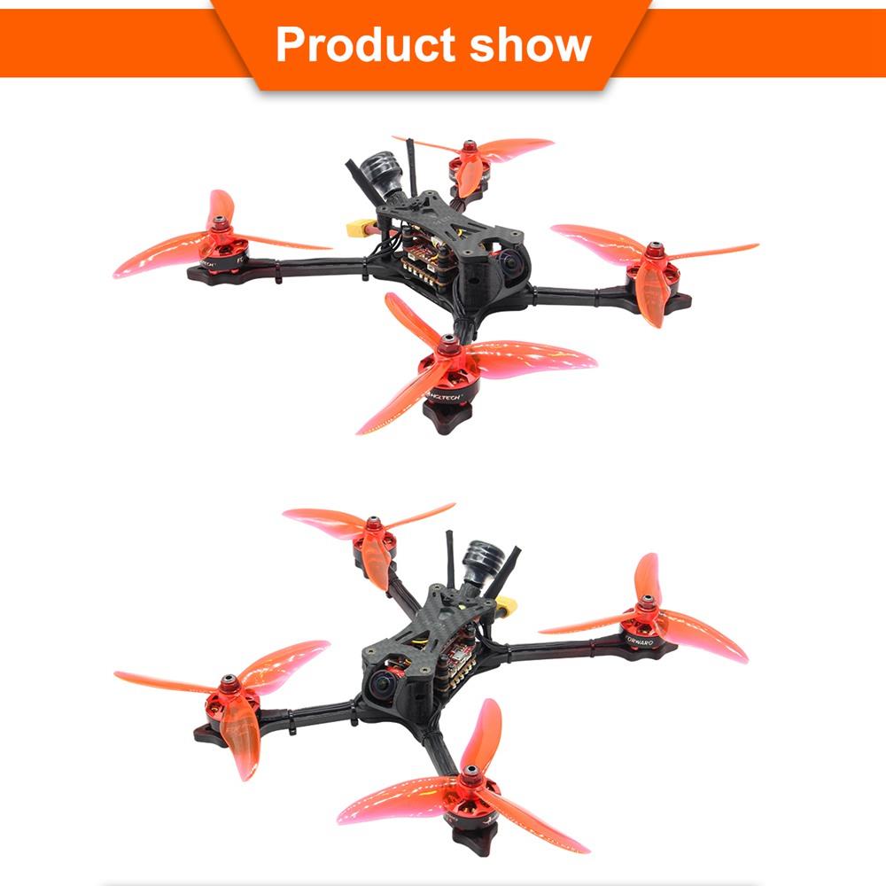 HGLRC Wind5 233mm 5inch 6S FPV Racing RC Drone F7 OSD 60A BLHeli_32 ESC w/ Caddx Ratel Camera PNP - Without Receiver