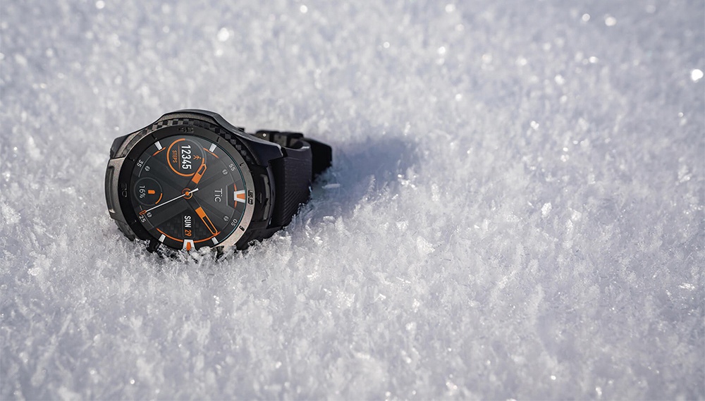 Ticwatch S2 Sports Smartwatch Wear OS by Google 1.39" AMOLED Display 5ATM Water Resistant MIL-STD-810G Built-in GPS 24/7 Hours Heart Rate Monitor - Black